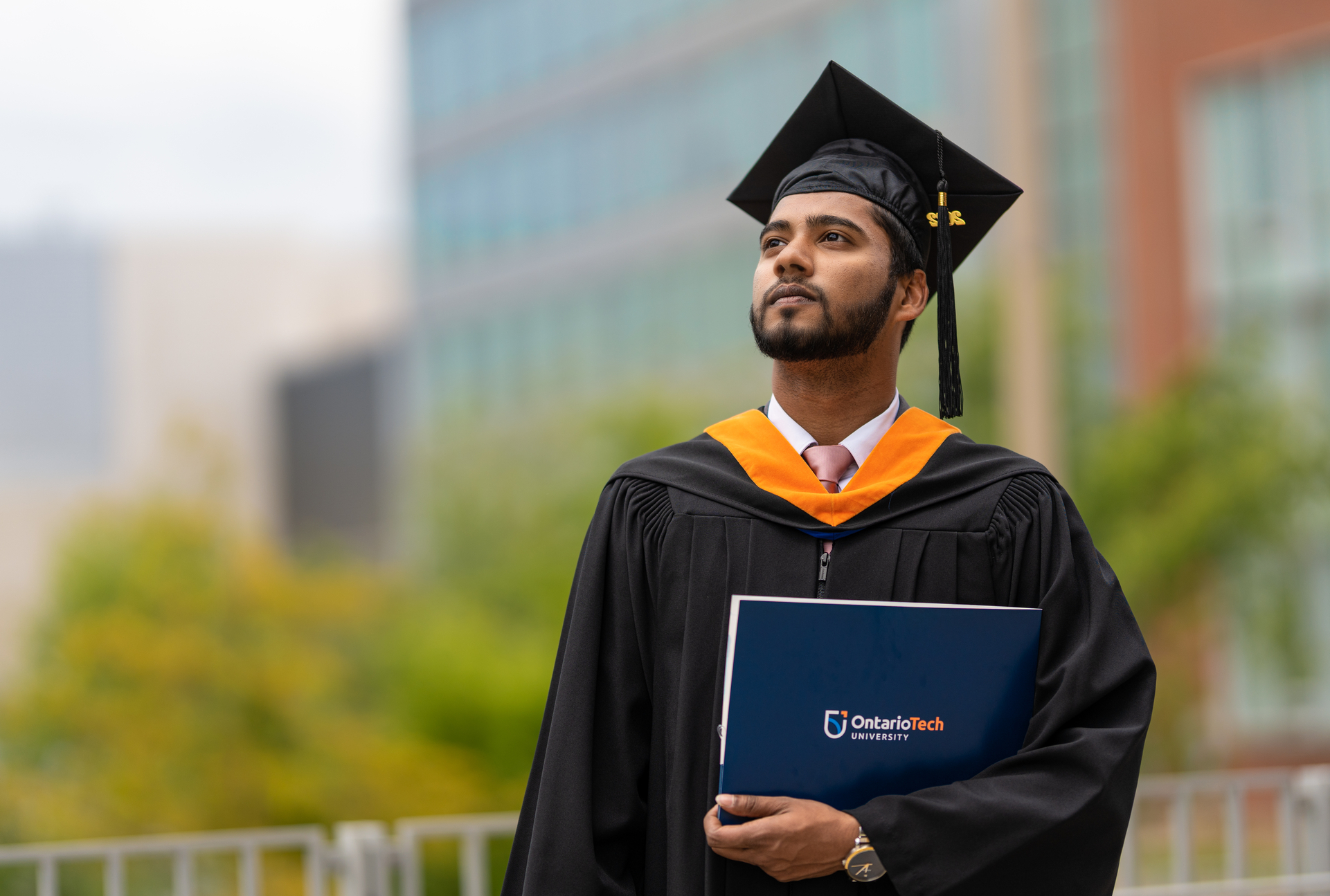 Ontario Tech University Graduate on Convocation Day