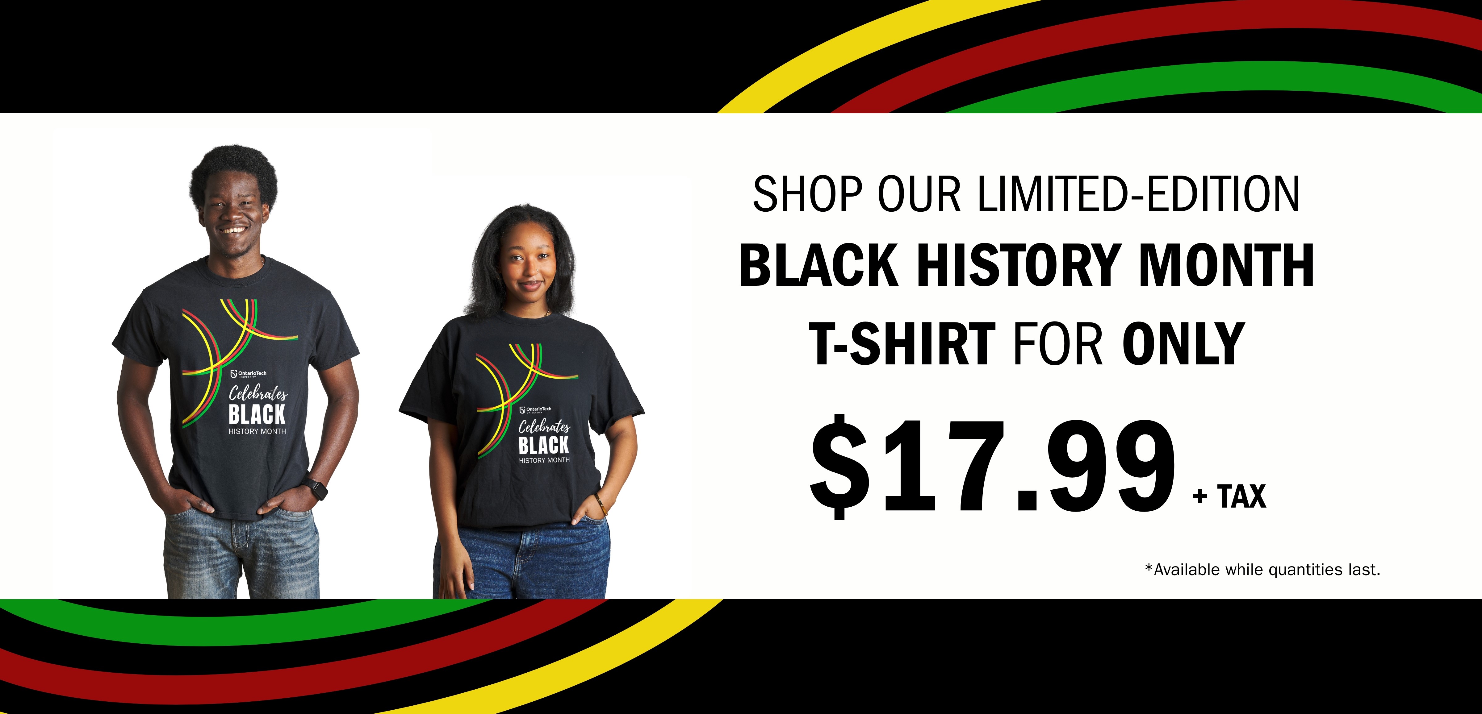 Get your Black History Month t-shirt now!