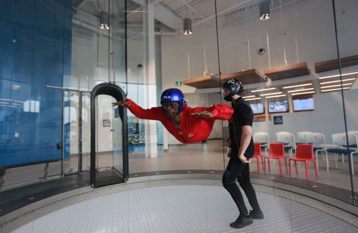 Student at the iFly workshop.