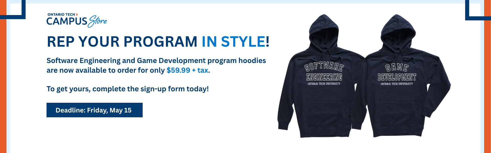 Get your Ontario Tech merch now!