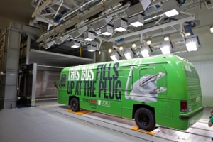 Electric Bus Research in Climatic Wind Tunnel 