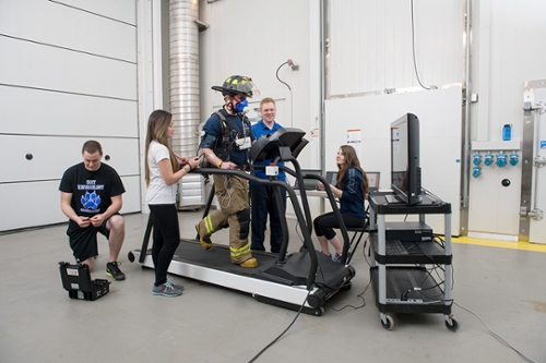 Health Science Conducting Fire Fighter Research 