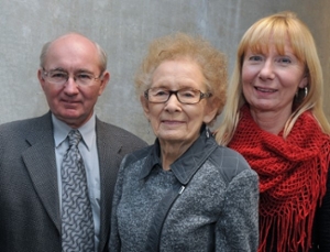 Blanche Mothersill with son Mike Mothersill and daughter Marlene Franklin (absent, son Mark Mothersill)