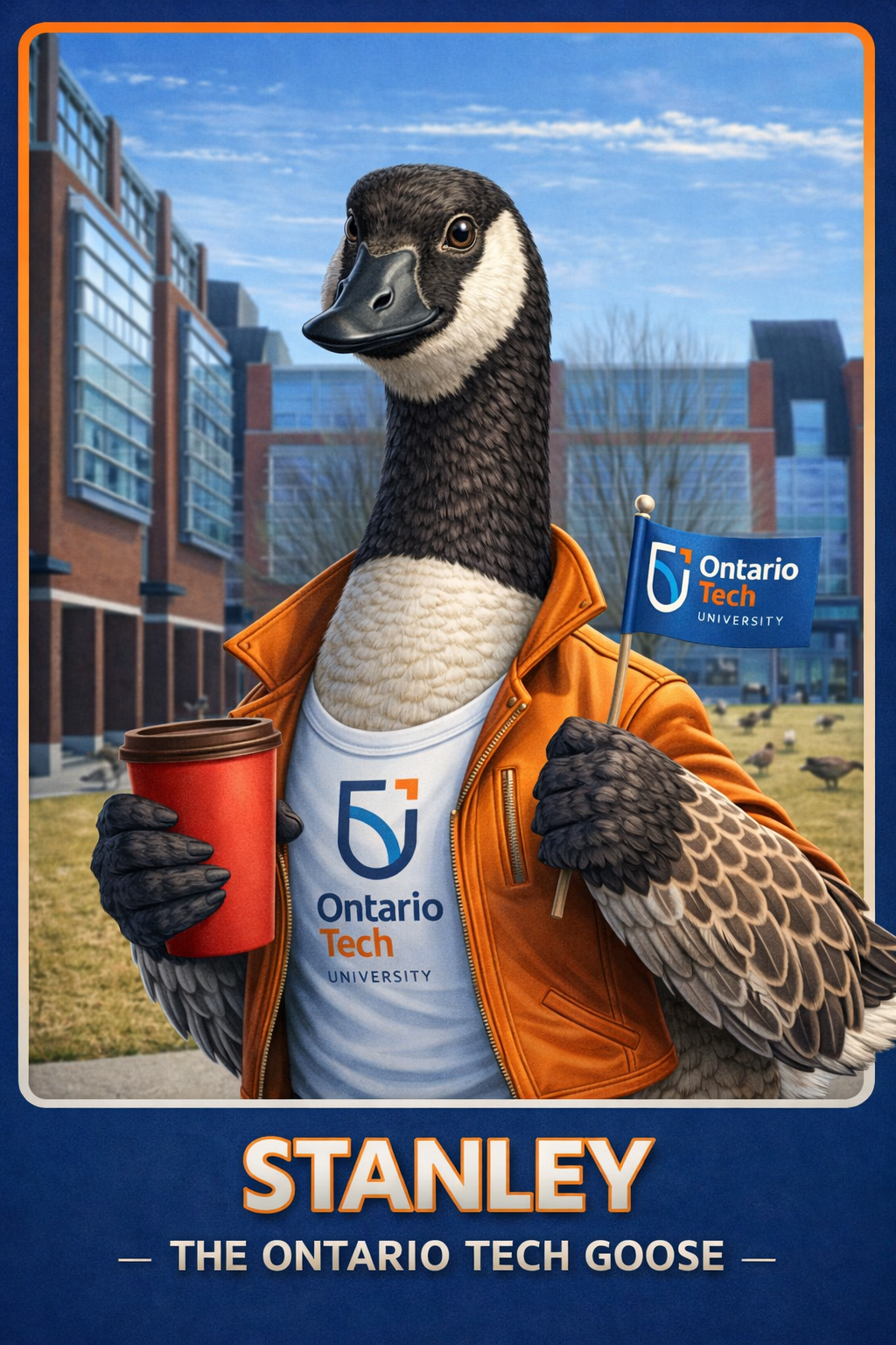 AI generated cartoon image of Stanley 