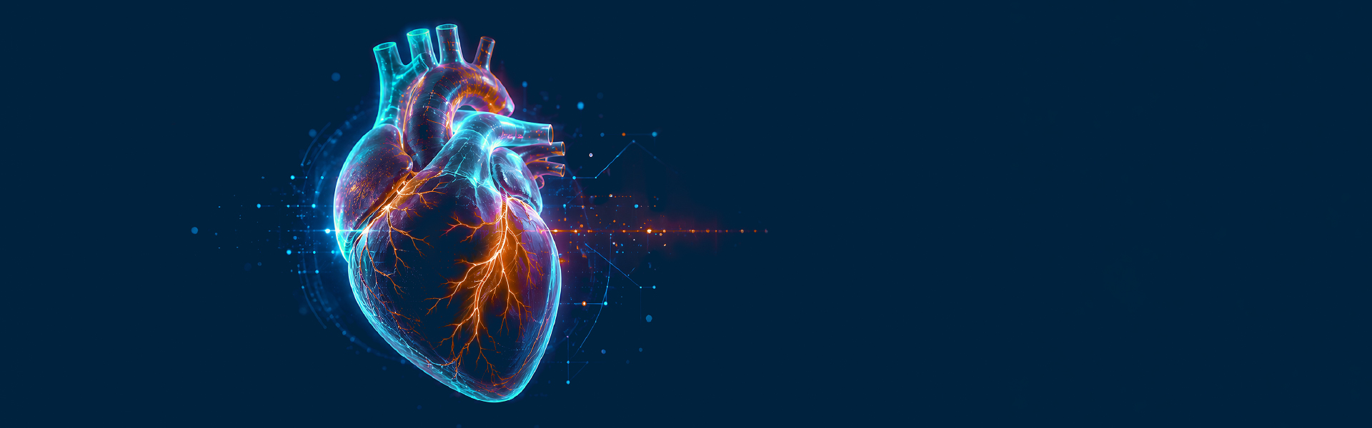  website banner with a heart shape