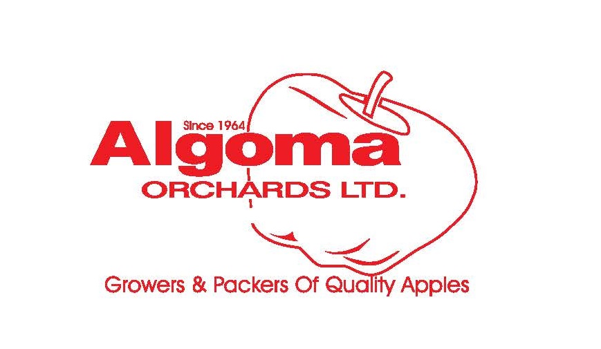Algoma Orchard Logo in red