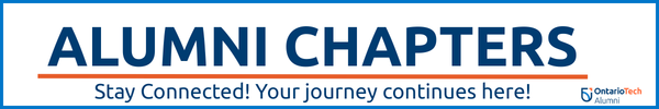 Banner reads; Alumni Chapter Stay Connected your journey continues here