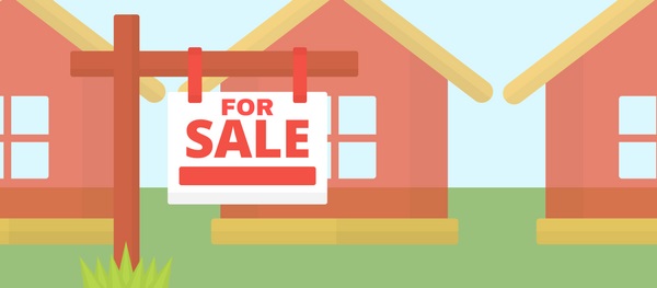 graphic of houses for sale