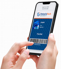 Staff digital Ucard displayed on a phone screen