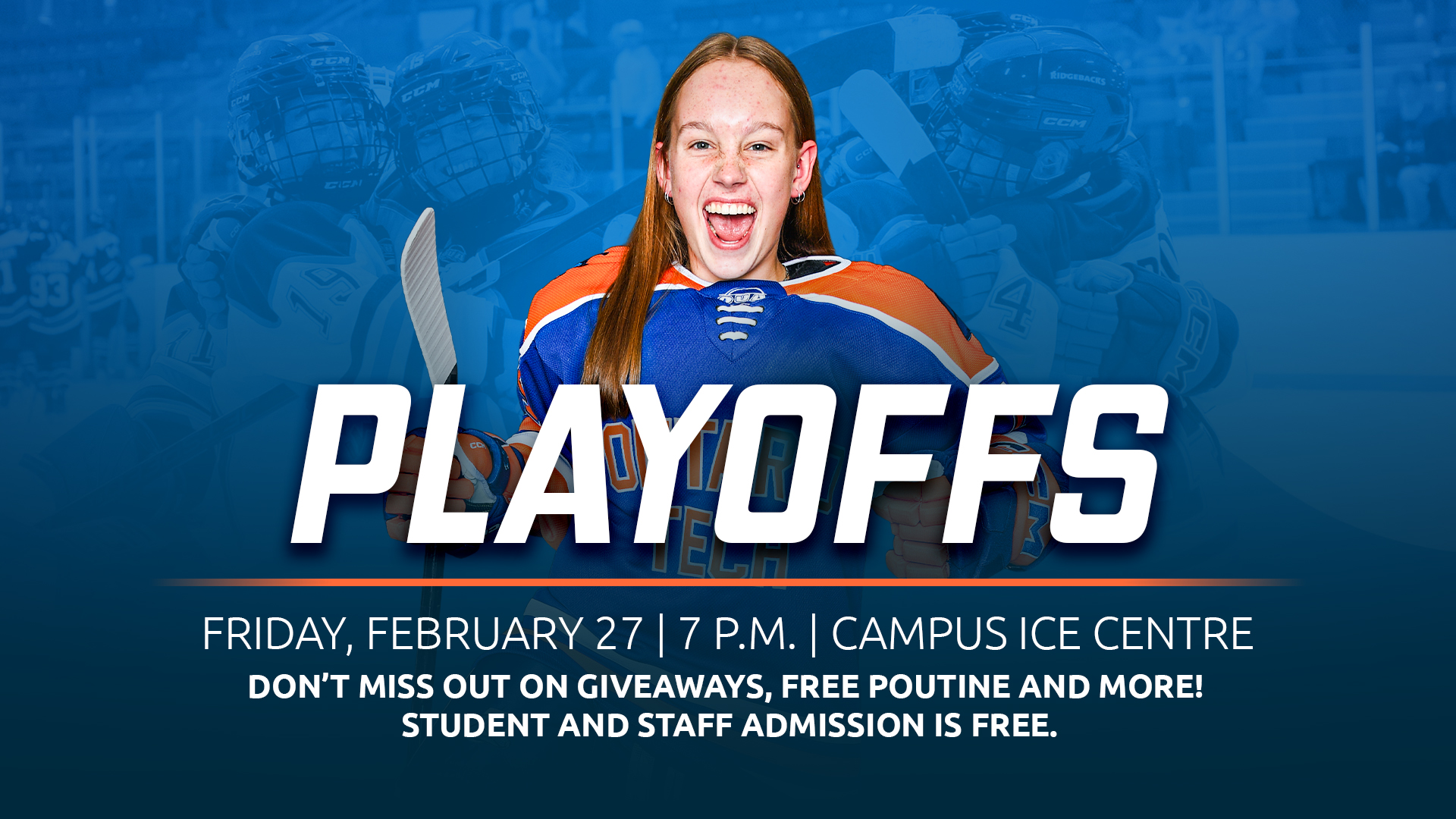 Ridgebacks women's playoff hockey