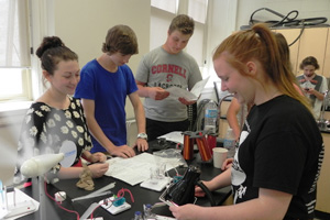 An image of youth at the UOIT Youth Outreach Initiative