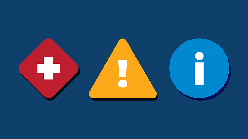 Thumbnail image for the emergency poster guidelines modal window for Campus Safety Week. 