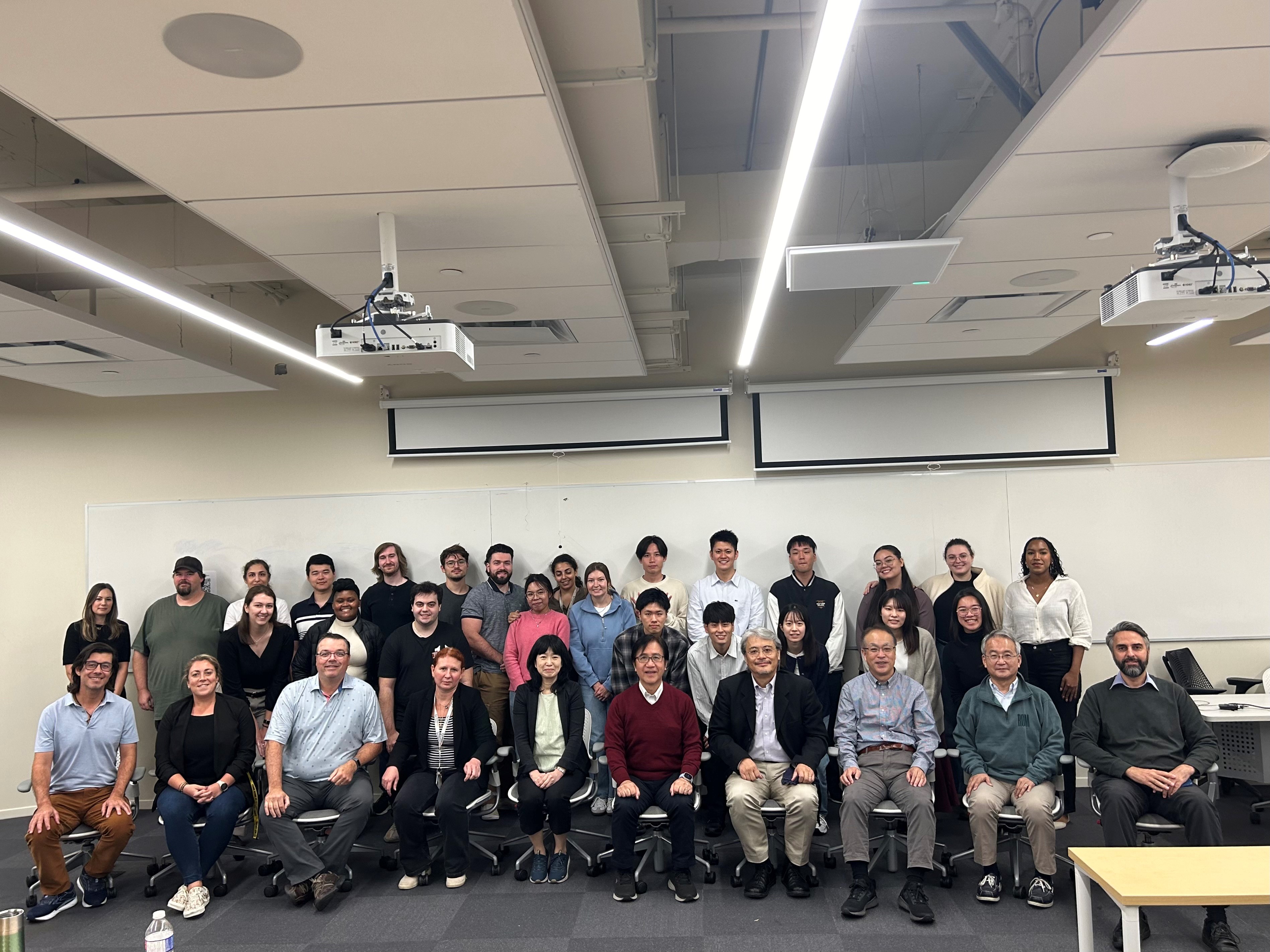 Thirty-three representatives from four universities participated in the seventh-annual Ontario Tech-Kyutech Chemistry Symposium, held September 23 and 24 at .