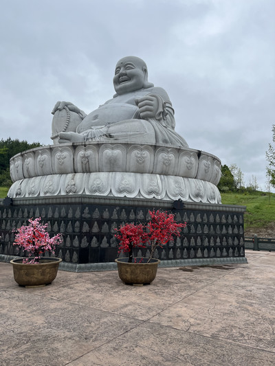 Statue of a Laughing Buddha 