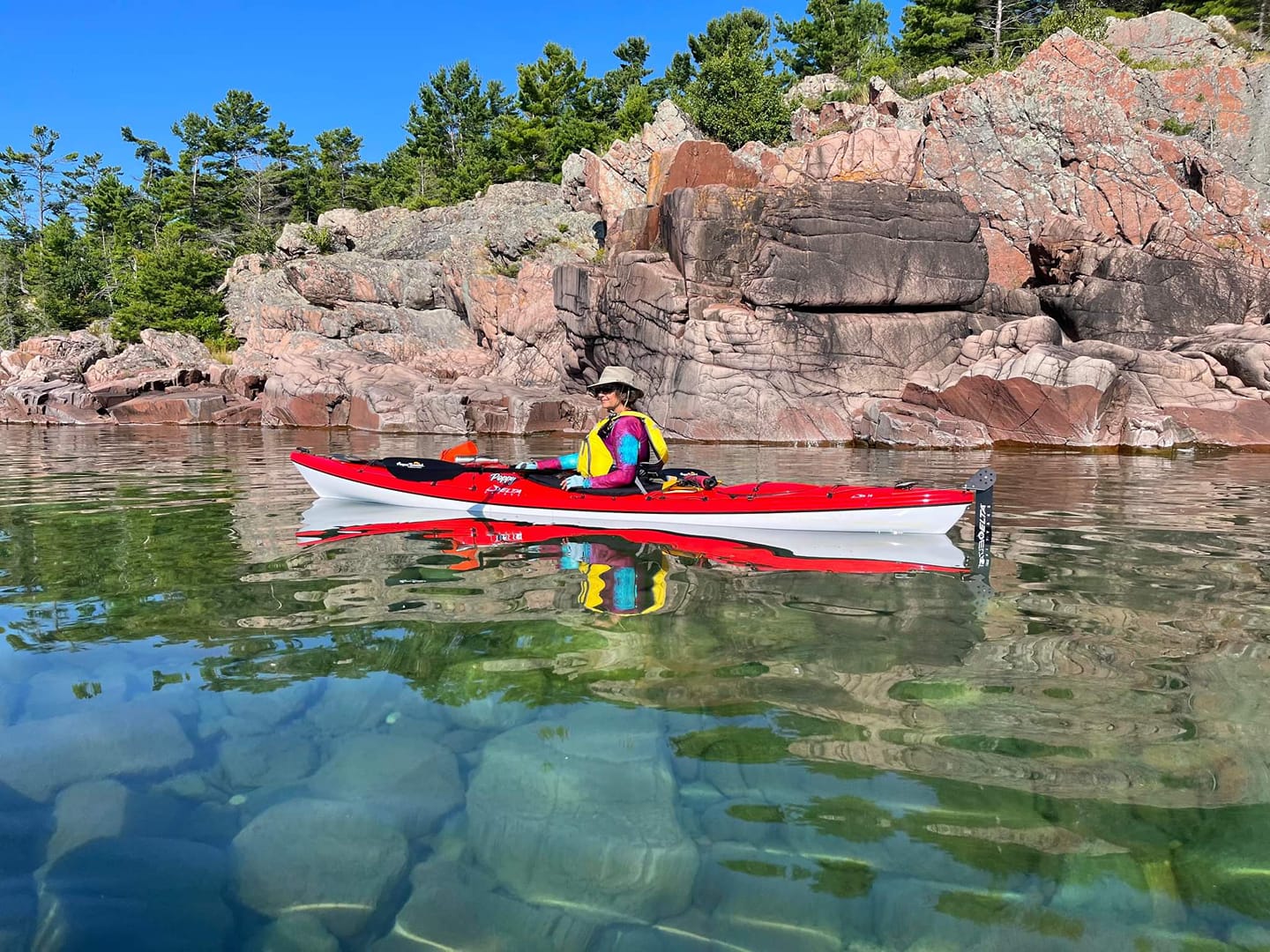 In nature kayaking, this is at Killarney. - Tracy James-Hockin
