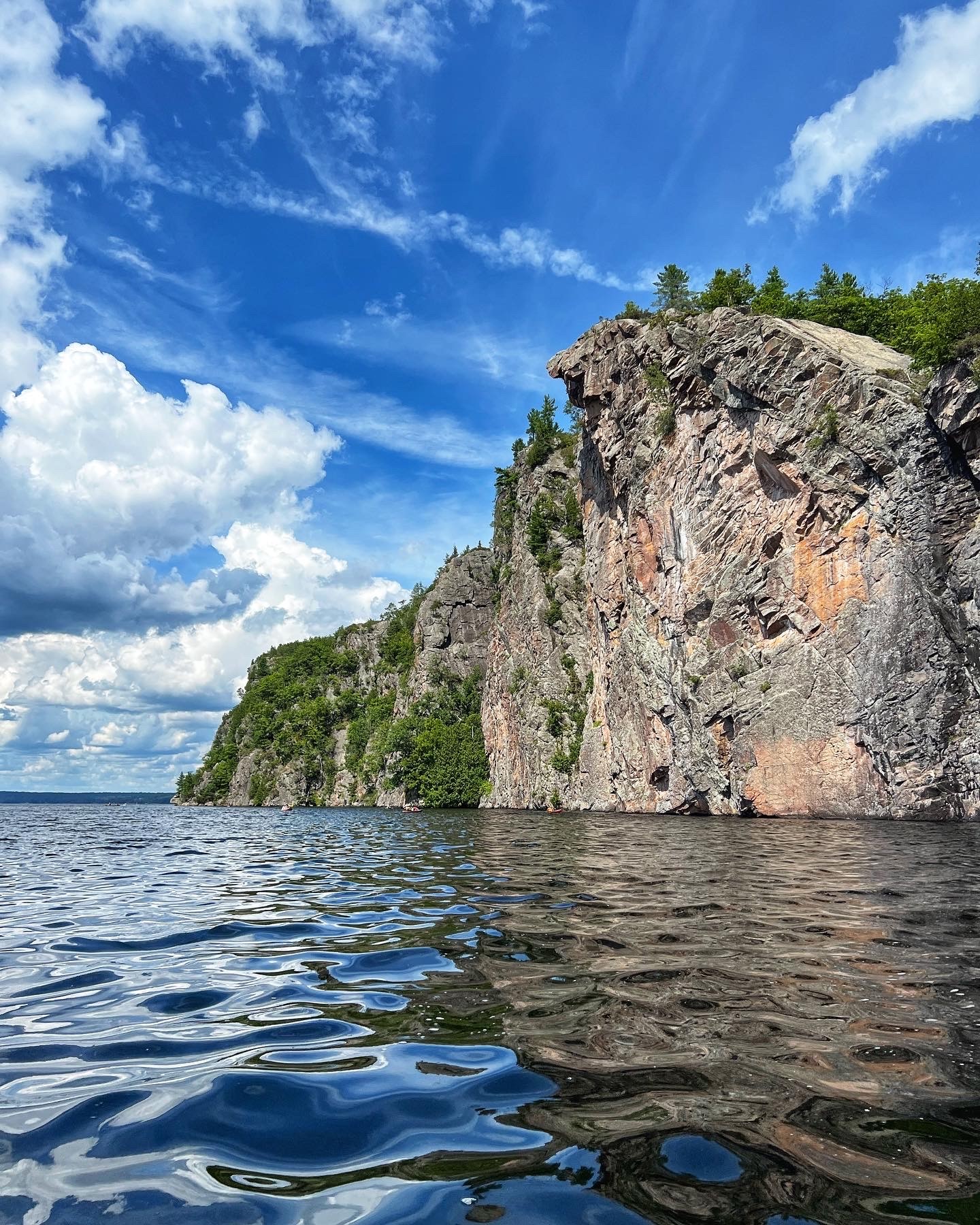Mazinaw Rock on Mazinaw Lake adorned with over 260 Indigenous pictographs, a place of self reflection. - Jenny Tolevski