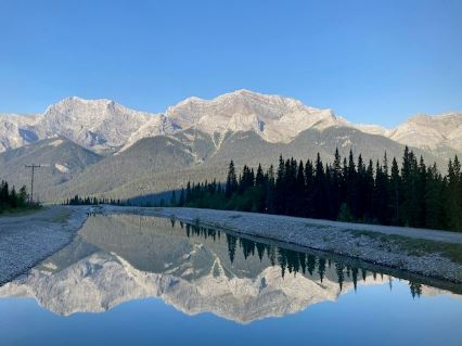 Photo of the trailhead to Ha Ling Peak, Bow Valley Wildland Park, Alberta