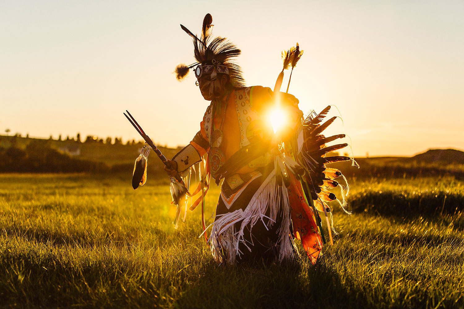 Powwow dancer, indigenous history month