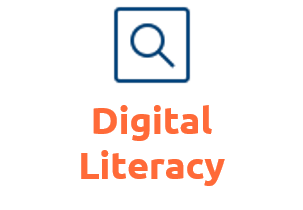 Digital literacy. Icon by icons8.com