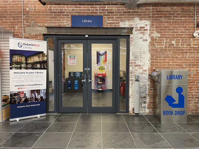 the entrance to the Social Science, Humanities, and Education Library