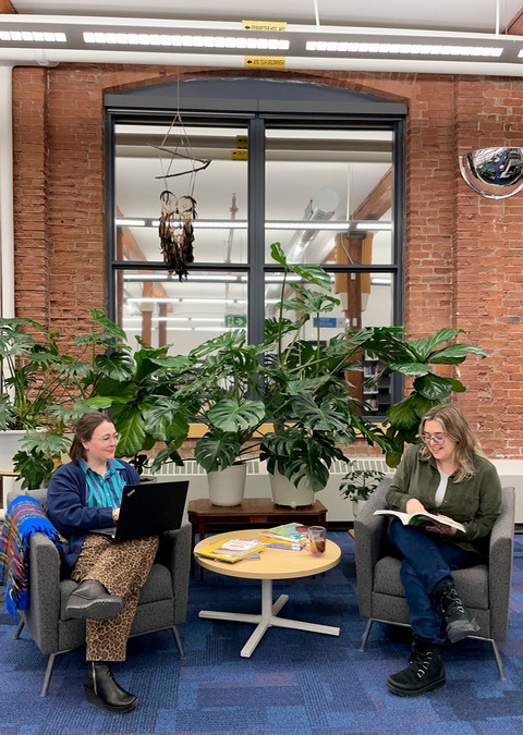 friendly library staff