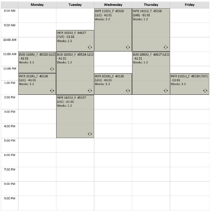 Fall Networking Block 1 visual