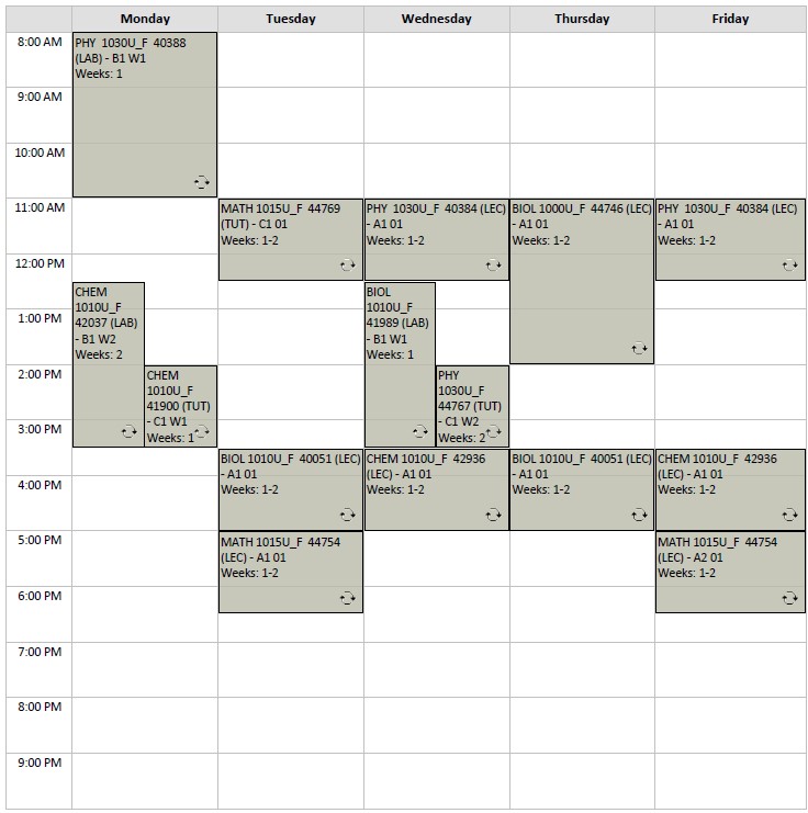Fall Biological Science Option 2 visual