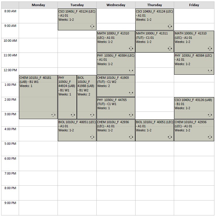 Fall Forensic Science Option A2 visual