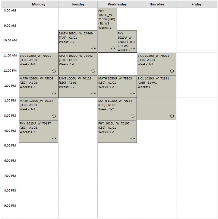 Winter Math Option A visual