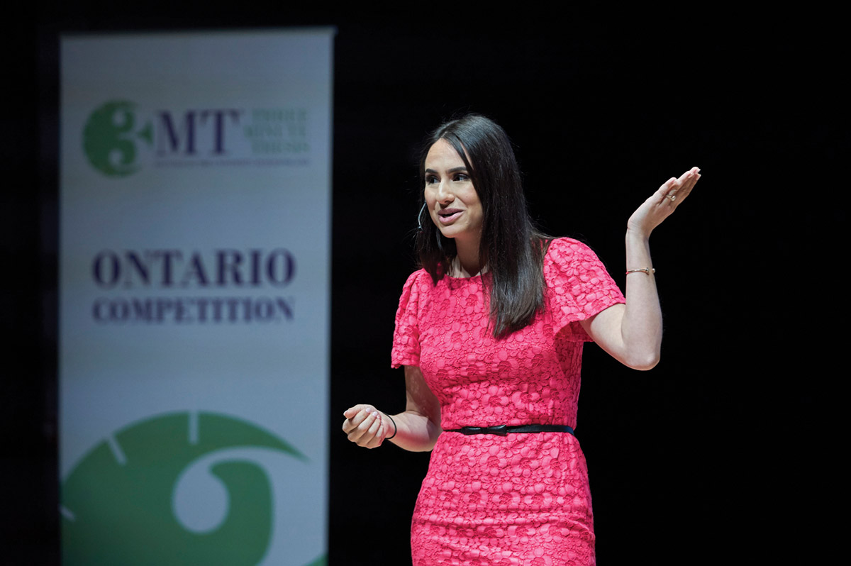 Three minute thesis competition