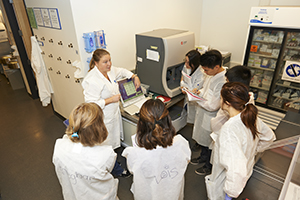 Students in lab