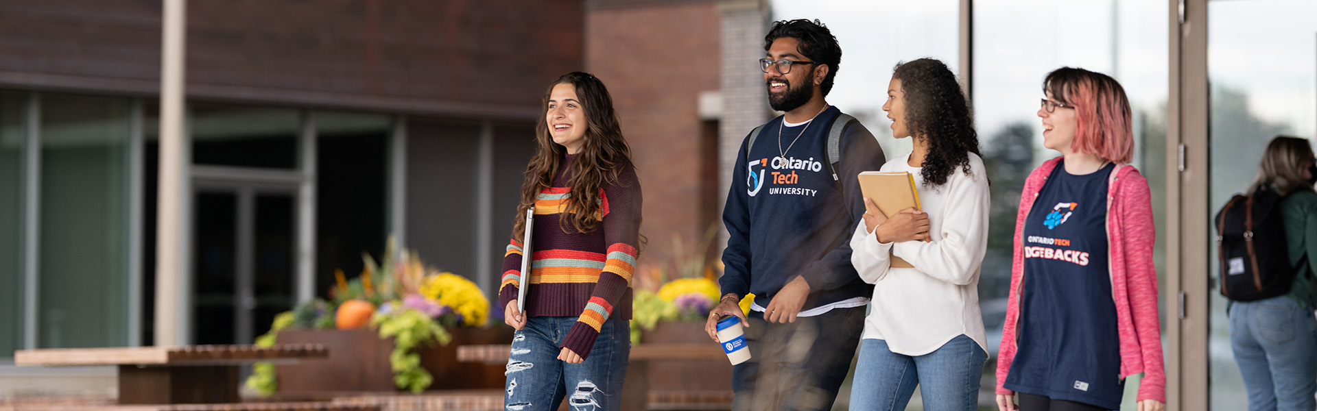 Students on campus