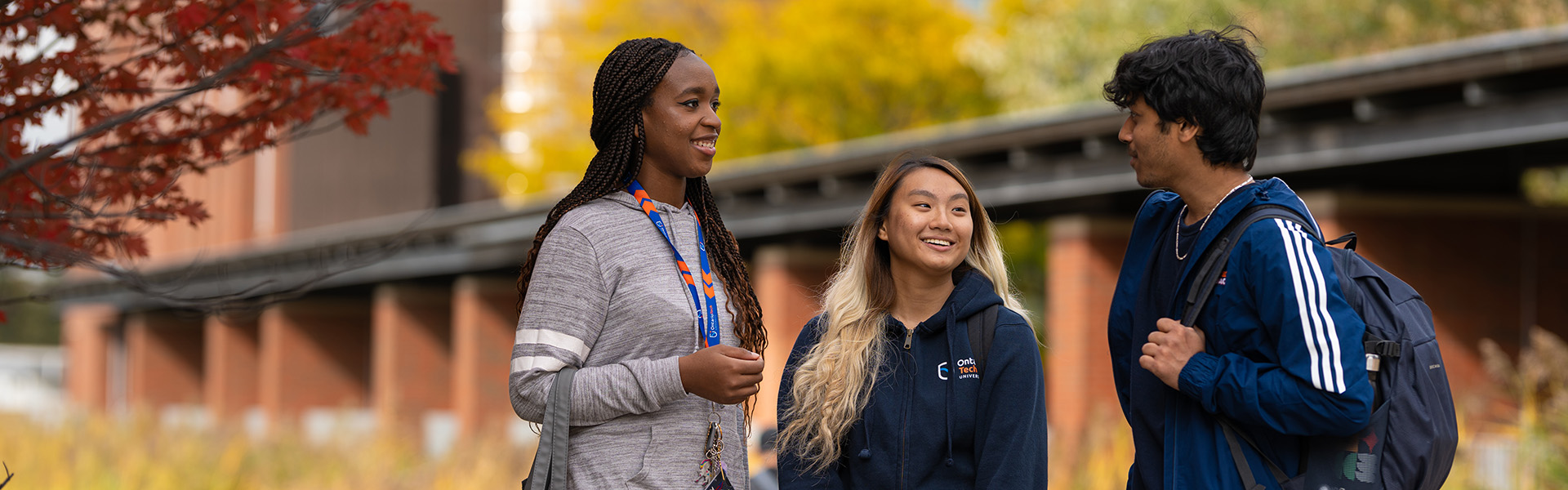 Students on campus