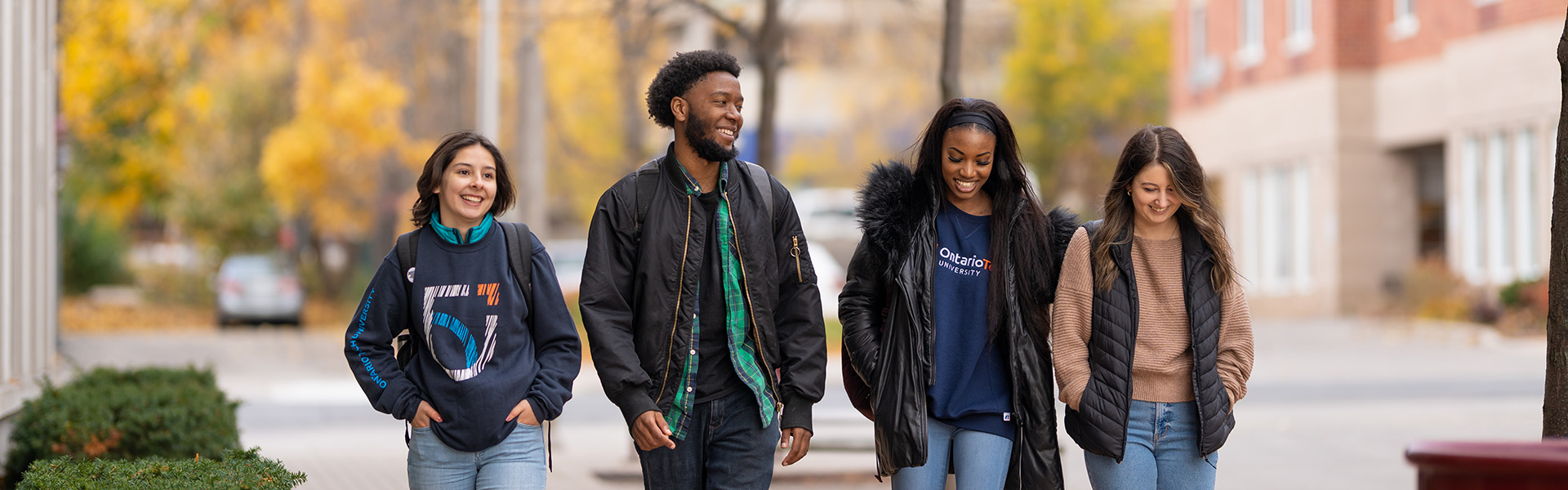 Students on campus