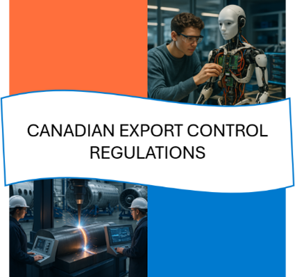 Image reads 'Canadian Export Control Regulations'