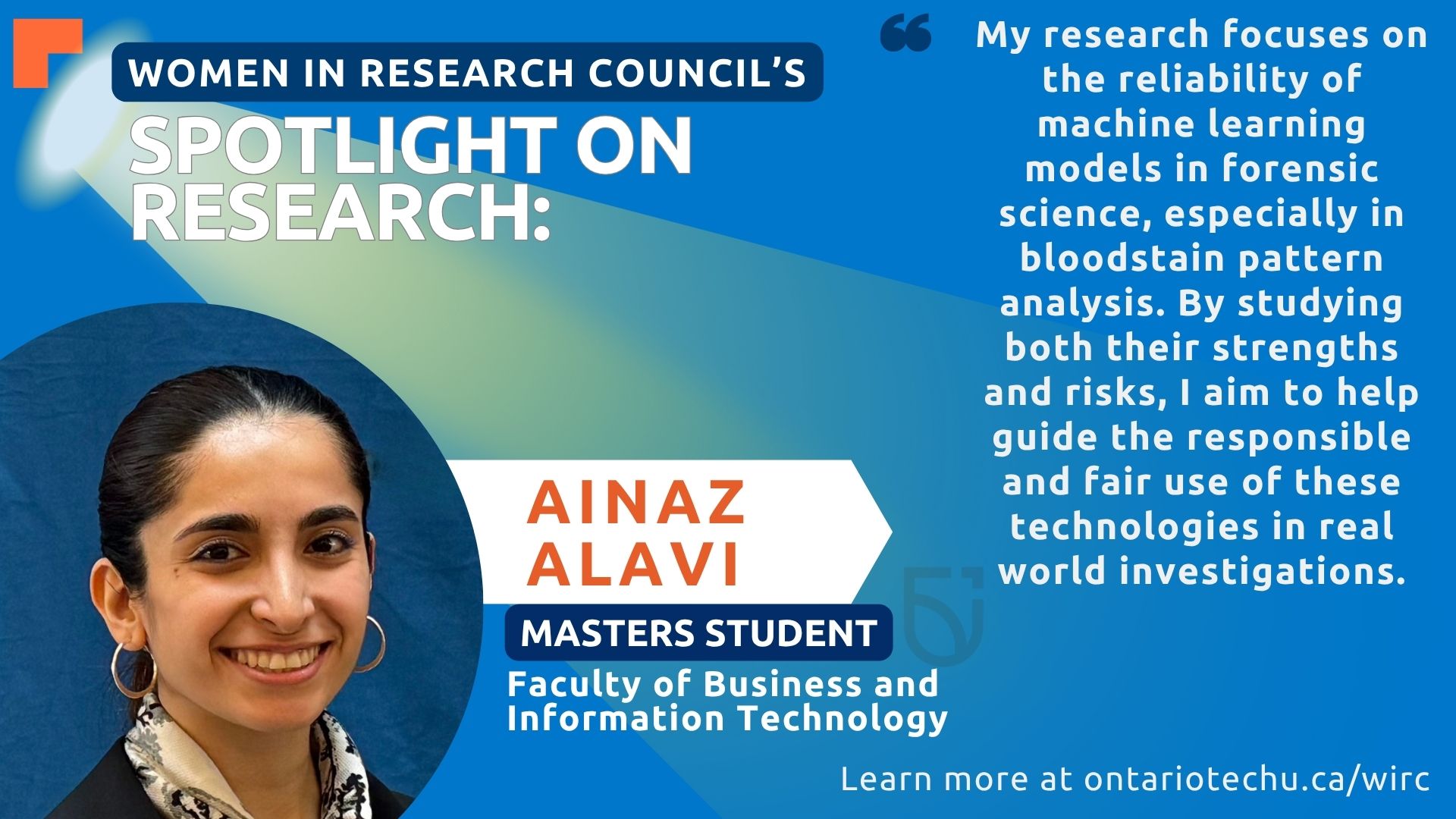 WW feature of Ainaz Alavi.