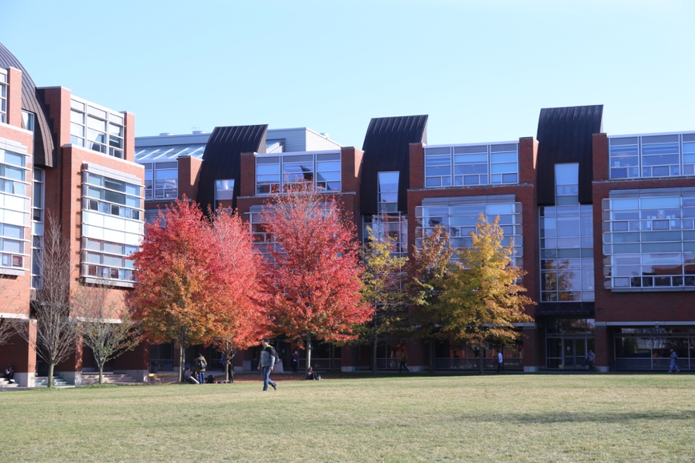Polonsky Commons in fall.