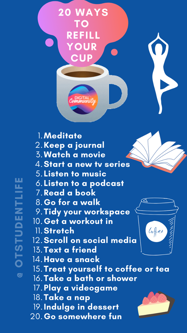 20 ways to refill your emotional cup