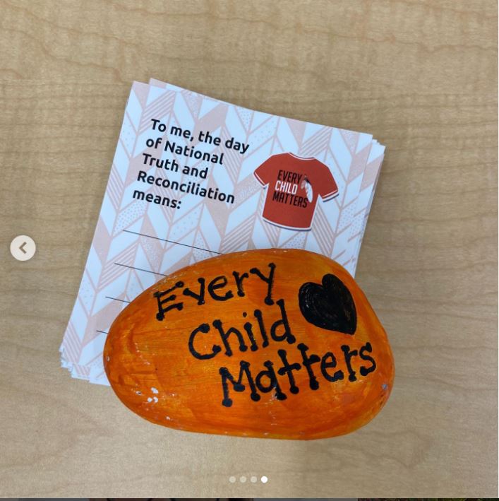 Every child matters sticker and pledge form