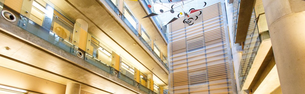 Banner image of the UA Atrium skylight