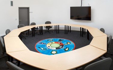The circle at the Indigenous Centre