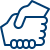 Helping hands icon