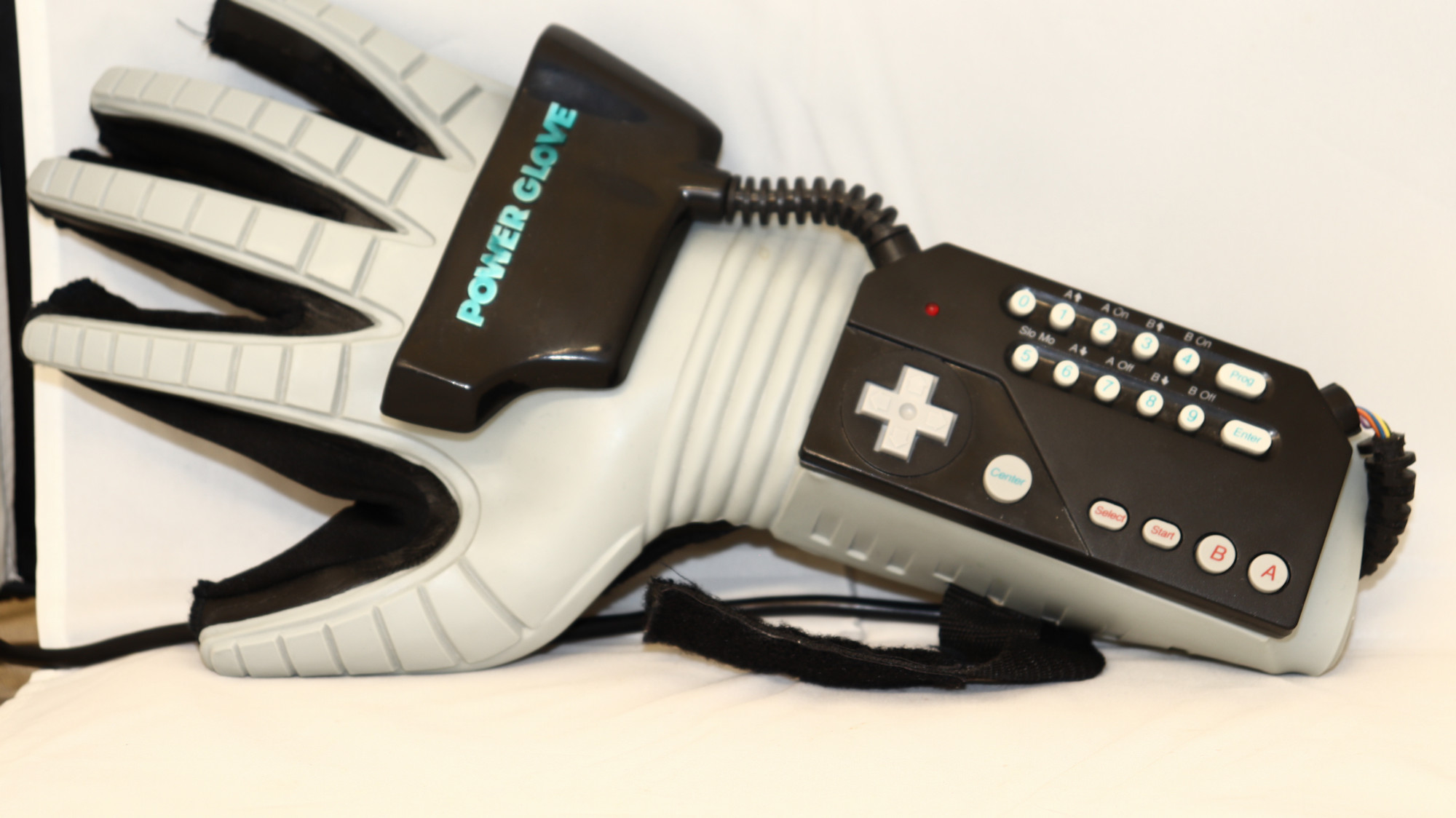 The power glove controller from the retro room.