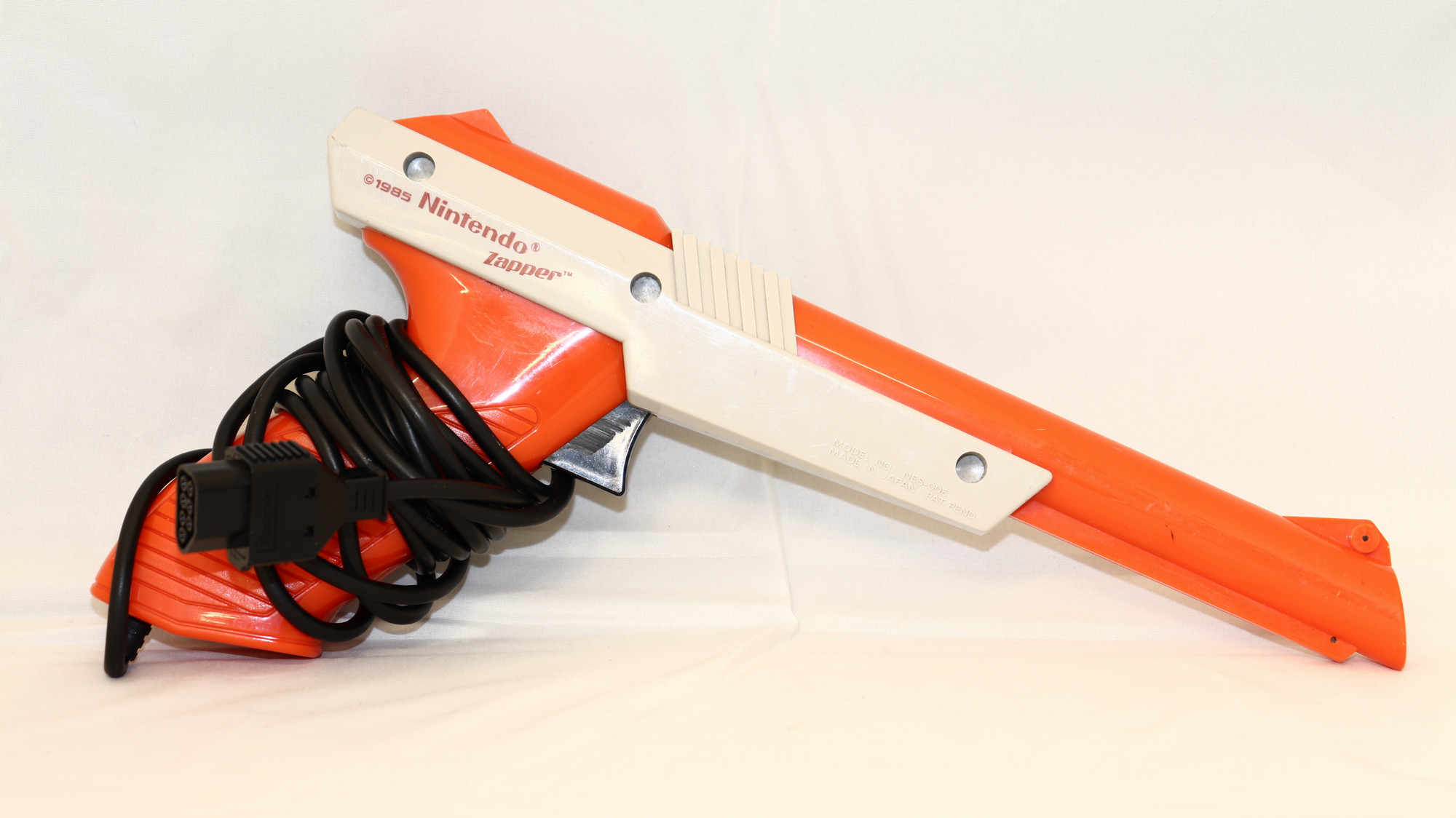 The Zapper light gun controller for the Nintendo Entertainment System
