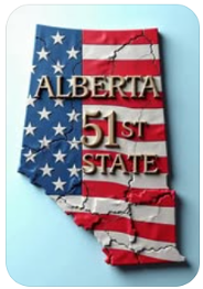 Canadian extremists’ expressing support for becoming the 51st state of the US