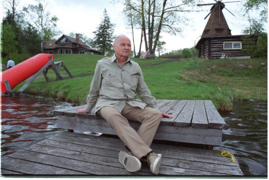 Maurice Strong at Lost Lake 