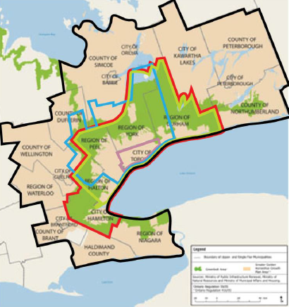 Map Of Regions In Toronto Toronto's Boundaries | Sustainability Today