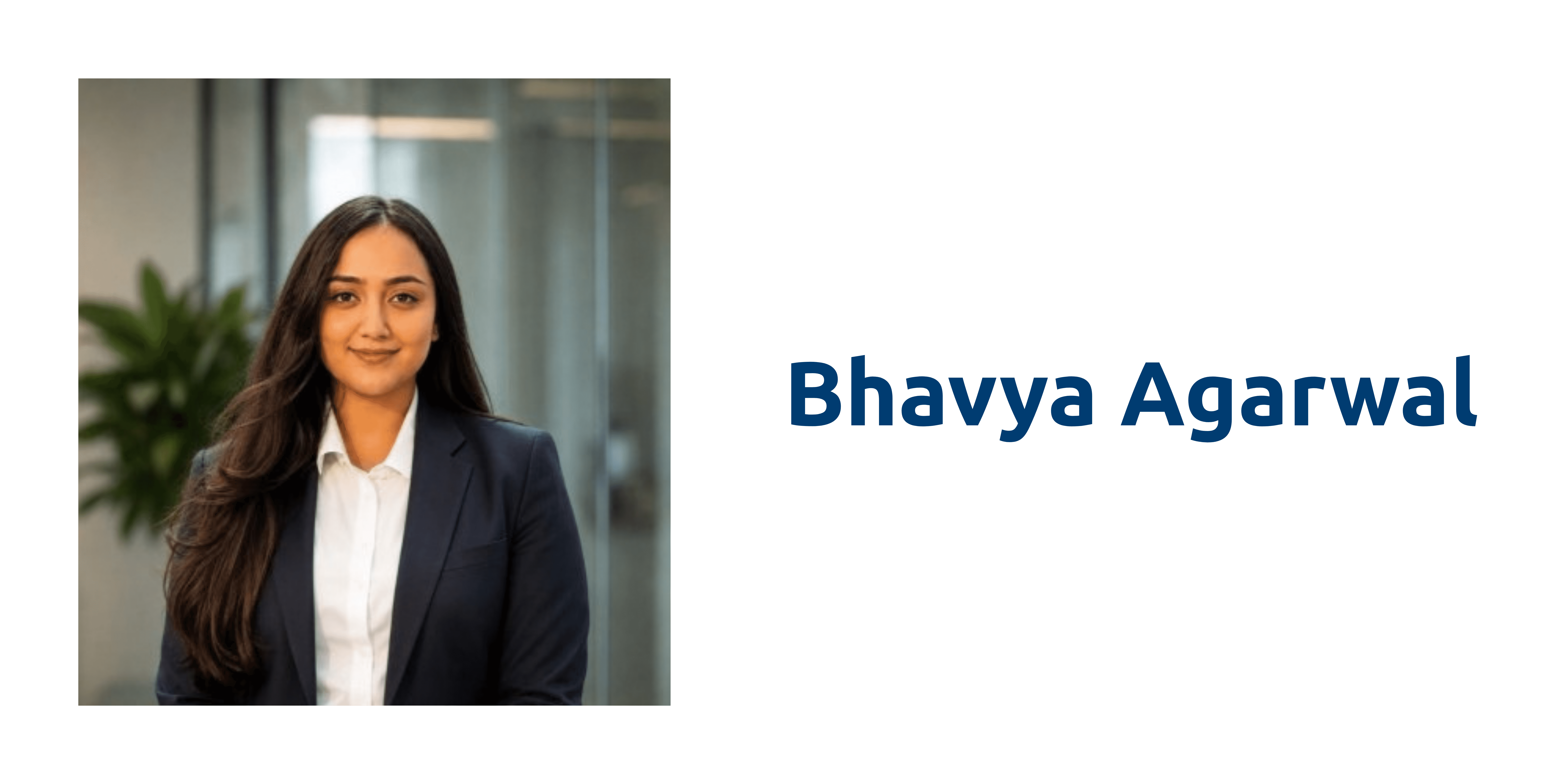Bhavya Agarwal, MFDA Alumna
