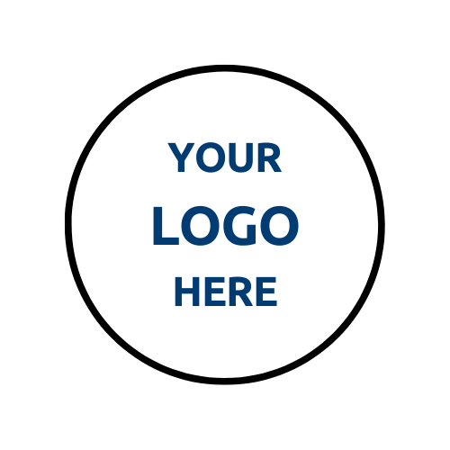 Placeholder logo design with space labeled "YOUR LOGO HERE."