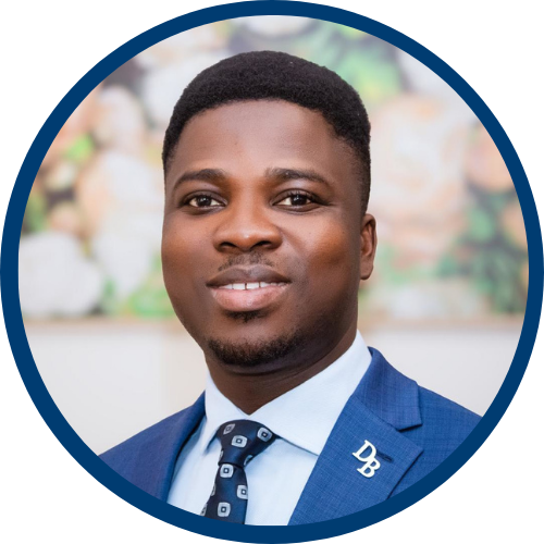 Circular headshot for Dr. David Baidoo-Anu